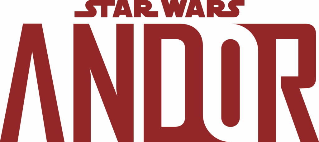 Le logo de Andor. Le "o" est en négatif - les contours sont inversés par rapport aux autres lettres - et l'espacement en est impacté On dirait que c'est écrit "Andir".